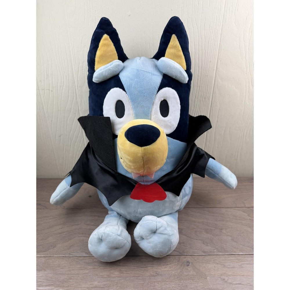 Bluey Halloween Vampire Dracula Plush Stuffed Animal Toy Dan Dee JUMBO